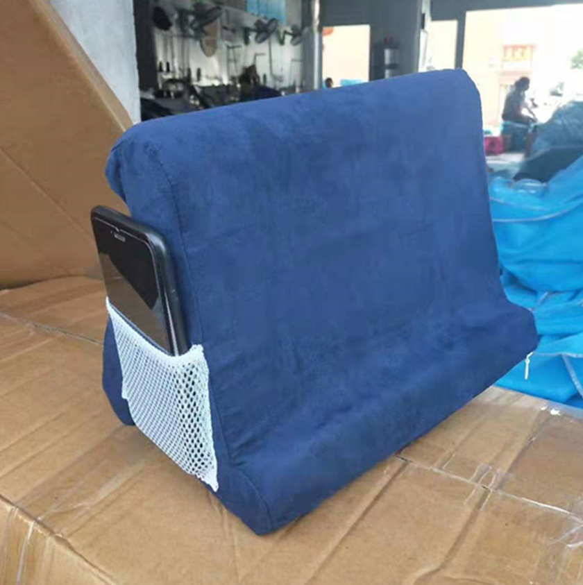 Weiche Tablet- und Telefonhalterung mit Kissenunterstützung